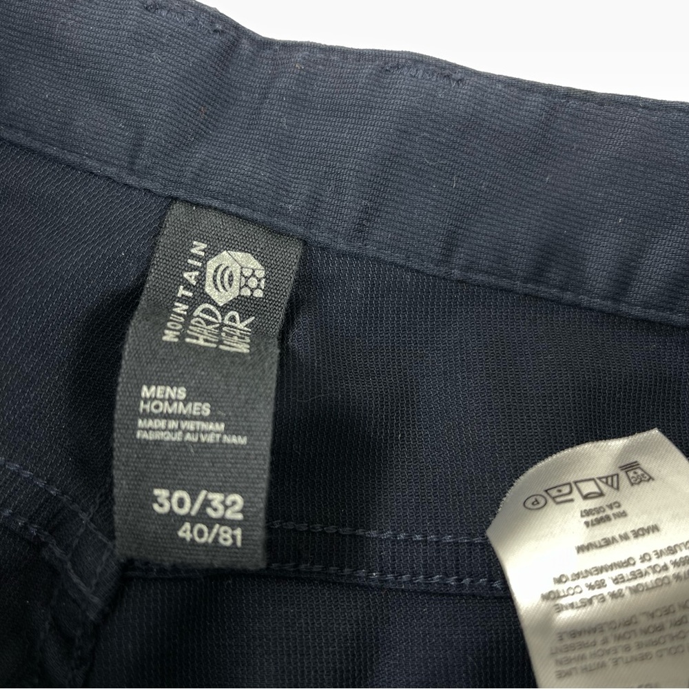 SOLD 🌟Mountain Hardware mens utility pants DARK BLUE hiking camping outdoor wai - Picture 4 of 10